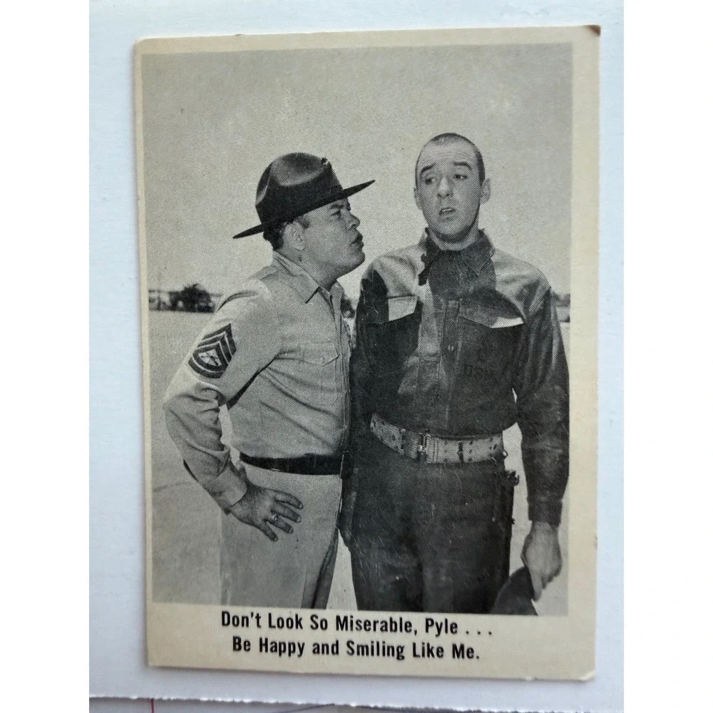 Fleer Gomer Pyle USMC Trading Cards Lot 3 1964 B&W Vintage Good #23 #31 #50